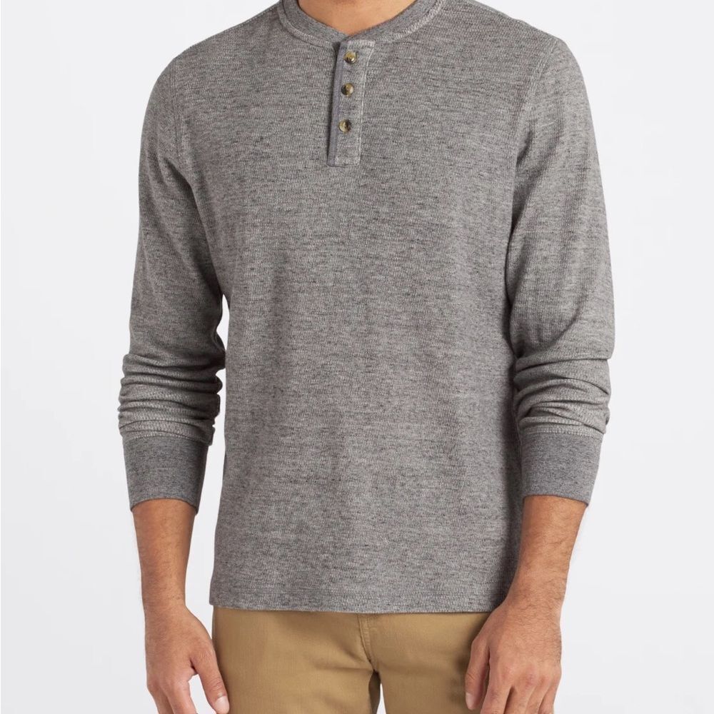 Alesbury Riverdale thermal Henley GRAY stitch fix Size Large‎ New With Tags